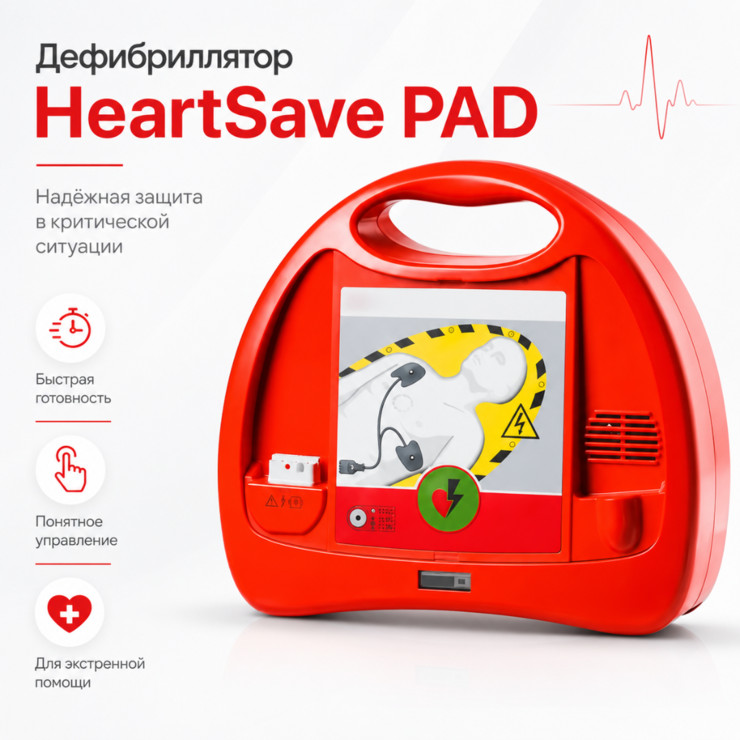 Дефибриллятор PRIMEDIC HeartSave PAD