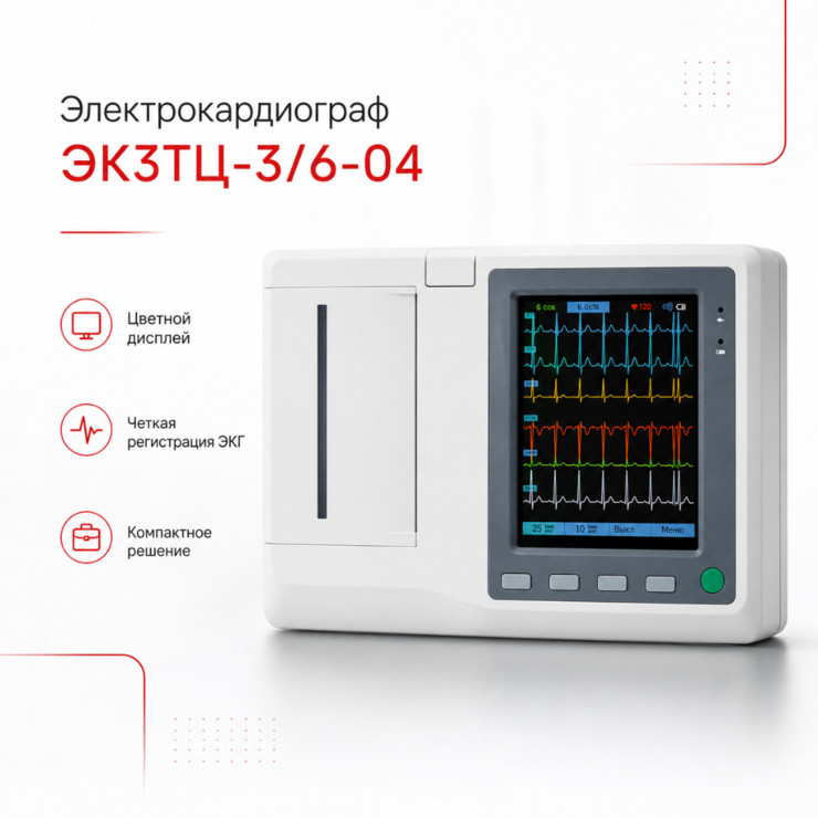 Электрокардиограф ЭК3ТЦ-3/6-04 Аксион