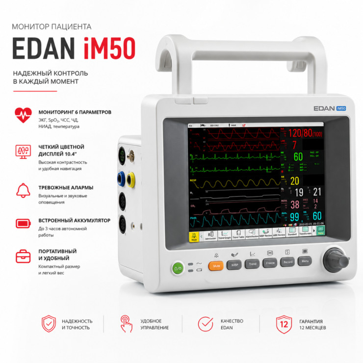 Монитор пациента Edan iM50
