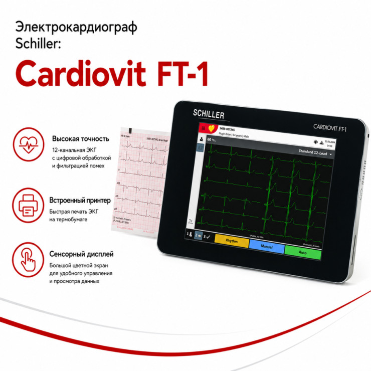 Электрокардиограф CARDIOVIT FT-1