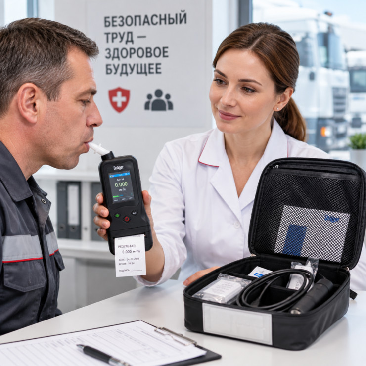 Алкотестер Tigon P-6000 с встроенным принтером