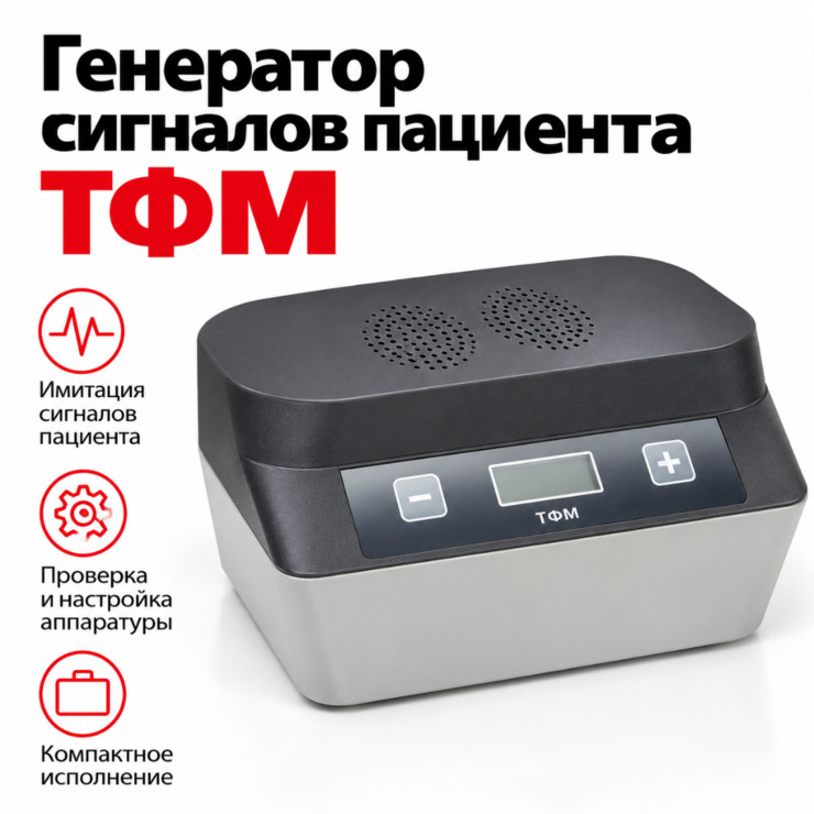 Генератор сигналов пациента ТФМ для проверки фетальных мониторов